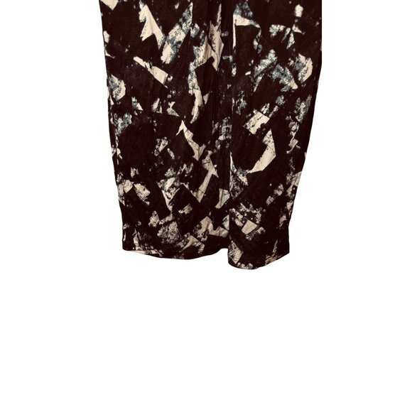 Kenneth Cole Reaction XS Sleeveless Black & White Abstract Print Dress Rayon - Picture 13 of 15
